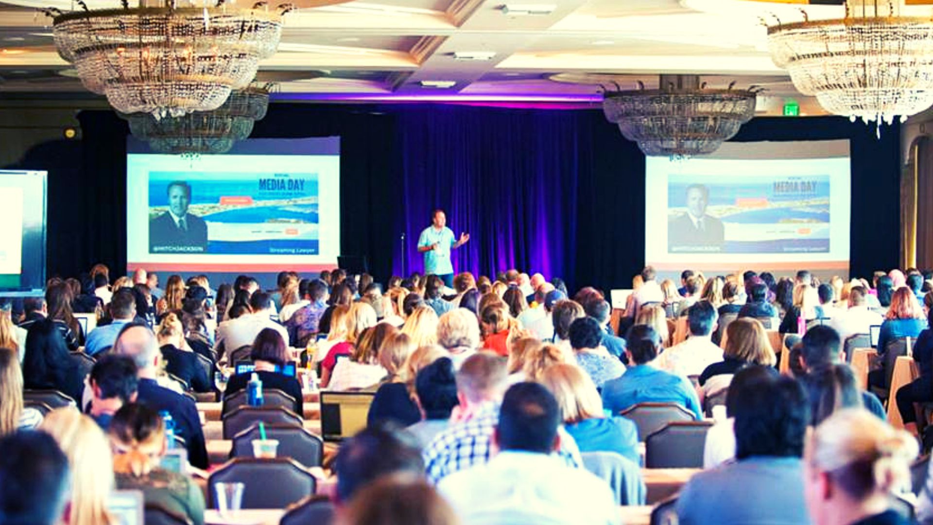 Mitch Jackson speaking at Social Media Day San Diego